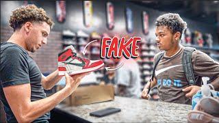 He Tried Selling Fake Jordans!