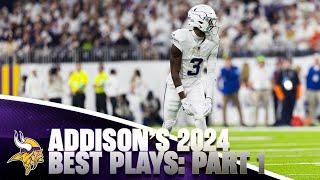 Jordan Addison's Best Plays from 2024 Season: Part 1 | Film Room