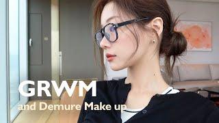【SUB CC】 get ready with me & demure make up