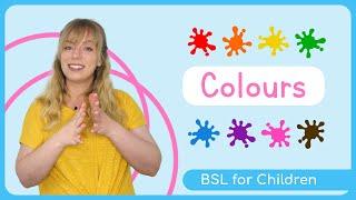 Sign Language for Children | Colours | BSL for Kids