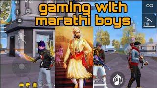 gaming with marathi boys free fire || subscribe bhi krdo  YouTube free fire most watched video