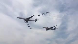 WATCH: Amazing SAA - South African Airways - fly past SA Inauguration 2019 - for Cyril Ramaphosa