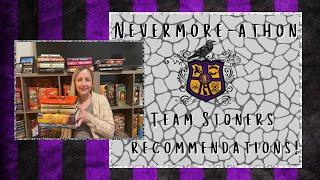 Nevermore-athon - Team Stoners Recommendations - So many books!