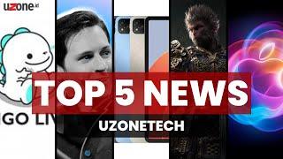 TOP 5 NEWS UZONETECH: DARI CEO TELEGRAM DITANGKAP SAMPAI APPLE AKAN MELUNCURKAN IPHONE 16 SERIES!!