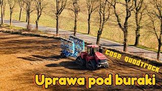 Uprawa pod buraki | Case IH quadtrack-600 & Lemken Kompaktor Gigant 1000 |