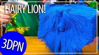 3D Printing the Worlds Largest Hairy Lion on the gMax 3D Printer