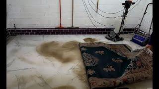 Very Dirty Chinese superwash Rug Cleaning Cheshire ASMR sounds, Relaxing video