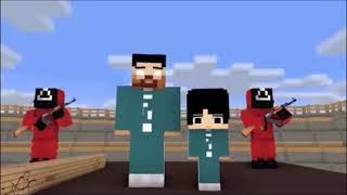 XDJames Herobrine And Family Play Squid Game