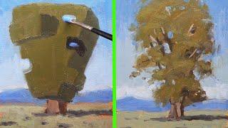 How to paint trees - the demonstration I wish I had as a beginner