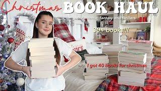 HUGE Christmas Book Haul  (30+ Books for Christmas) | Ella Rose Reads