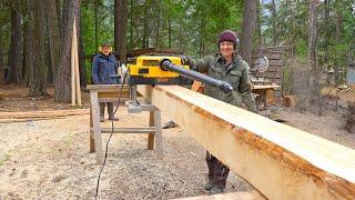 Transforming a 400 lb Monster Beam for Our Off Grid Home