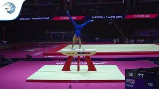 Jamie LEWIS (GBR) - 2018 Artistic Gymnastics Europeans, junior pommel horse silver medallist