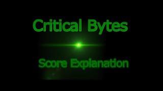 Score Explanation - Critical Bytes