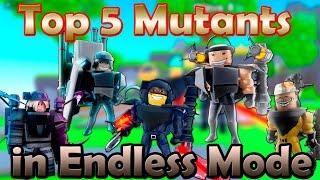 Top 5 Mutants in Endless Mode Roblox Toilet Tower Defense TTD