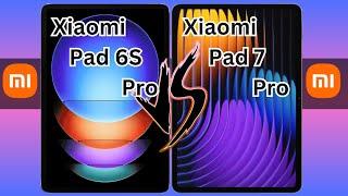 Xiaomi Pad 6S Pro VS Xiaomi Pad 7 Pro