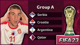 PROMESAO SAM GRUPE SVETSKOG PRVENSTVA! - FIFA 23 WORLD CUP MODE