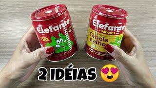 2 IDÉIAS BRILHANTES COM LATAS 