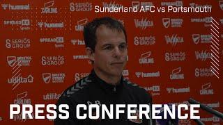 Sunderland AFC vs Portsmouth | Live pre-match press conference!