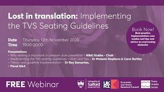 Lost in translation: Implementing the TVS Seating Guidelines