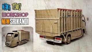 Cara membuat truk new srikandi_dari kardus bekas_truk handmade workshop