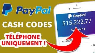 GAGNER DE L'ARGENT PAYPAL GRATUIT (CASH CODES) AVEC VOTRE TÉLÉPHONE ! | GAGNER DE L'ARGENT EN LIGNE