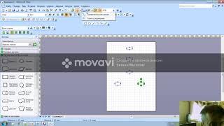создание простой блок схемы в visio