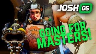 Going for MASTERS! (JoshOG plays Overwatch)