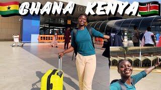 Traveling From Kumasi, GHANA TO KENYA, Nairobi || Flying For The First Time