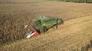 Corn Harvesting | John Deere Z2258 + Oros HSA