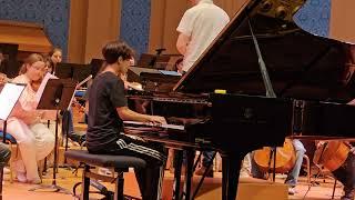 Beethoven 2nd piano concerto I mvt , David Chen 1rst rehearsal