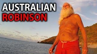 David Glasheen. Castaway for 20 years on a desert island in Australia