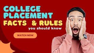 College Placement Rules & Facts: What You Need to Know for Campus Recruitment