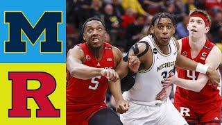 Rutgers Scarlet Knights vs Michigan Wolverines GAME HIGHLIGHTS |Feb 27,2025 men's College Basketball