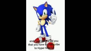 Sonic tells you what to do