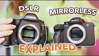 Mirrorless VS DSLR Cameras - What's the difference?!