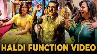 Varalaxmi Wedding  Sarathkumar & Radika Dancing At Haldi Function, Nicholai Sachdev Marriage Video