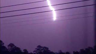 Lightning caught on camera striking WITN's Grifton transmitter tower.