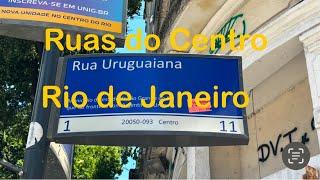 RUA URUGUAIANA NUMA TERÇA FEIRA - RIO DE JANEIRO