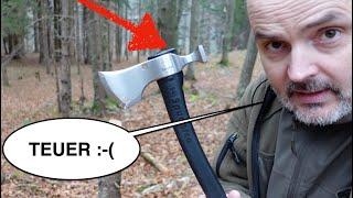 Das teuerste Beil der Welt?  | Spyderco Axt Test