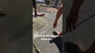 How to do exposed aggregate driveway ￼