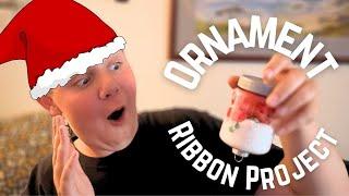 Christmas Ornament Project with Measuring Ribbons “Family VLOG”