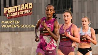 Sifan Hassan and Elise Cranny Battle in Portland