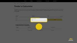 How to use the Exness Trader's Calculator