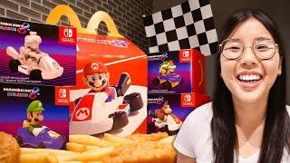 McDonald’s NEW Mario Kart Happy Meal 2024  (+ Rare Gold Toys!)