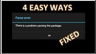 Parse error There is a problem parsing the package 4 Easy ways to fix