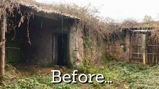 We bought Abandoned Stone House | Start to Finish 1 YEAR TIMELAPSE (Full Renovation)