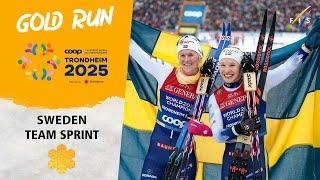 Sundling/Dahlqvist ease to Team Sprint title | Trondheim 2025