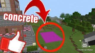 how to make any concrete in minecraft || Creepy Troop Gaming