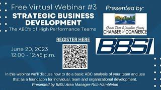 Strategic Business Development Webinar