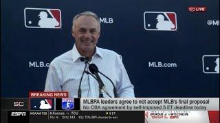 WUSB Sports: MLB Rules to Continue Lockout & Cancel Games; Who is to Blame? Mar 1, 2022